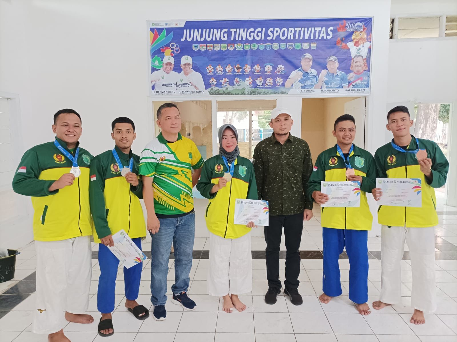 2 personel polda sumsel raih medali cabor judoki 64000