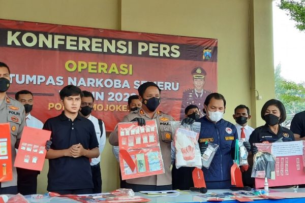 31 tersangka narkoba di mojokerto diamankan 49522