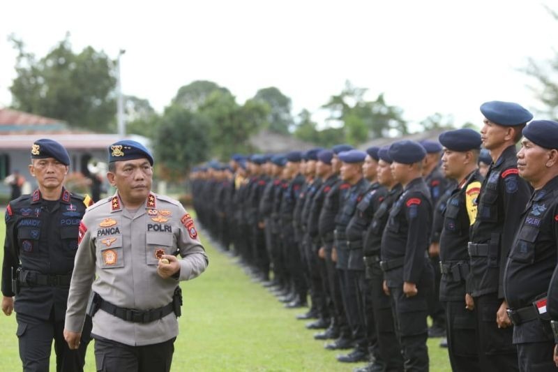 amankan ktt g20 polda sumut kirim 211 personel brimob ke bali 51162