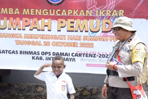 anak anak intan jaya ikuti lomba ikrar sumpah pemuda 50875