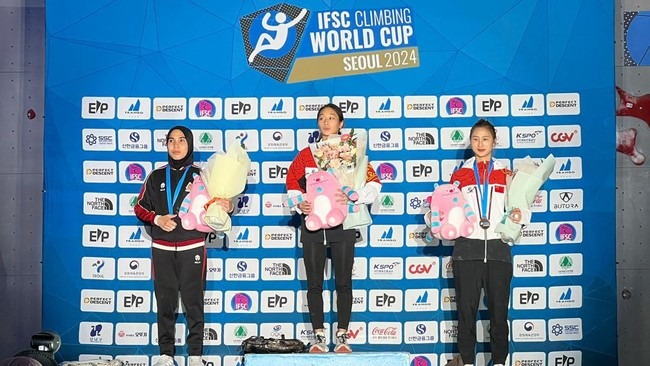 atlet indonesia berhasil meraih 2 medali di piala dunia panjang tebing 2024 79574