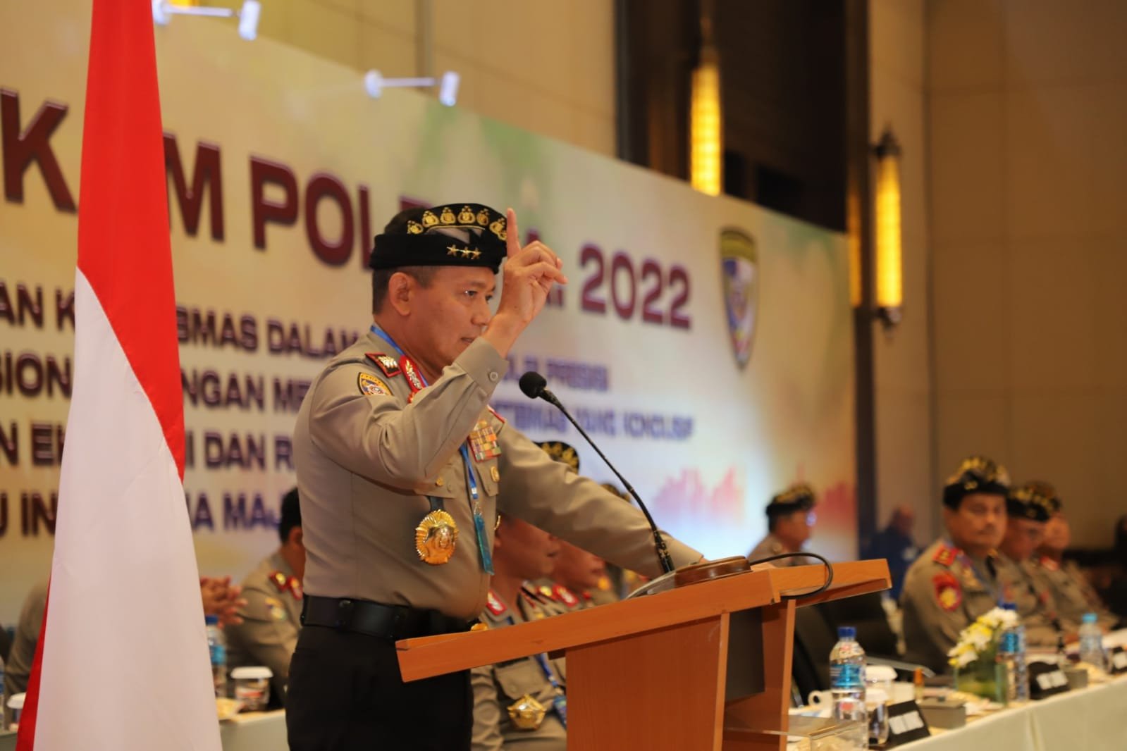 bahas evaluasi penanganan covid 19 baharkam polri gelar rakernis di bali 47622 1