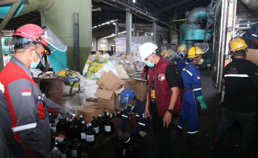bareskrim polri musnahkan barang bukti narkoba clandestine lab bali 75250