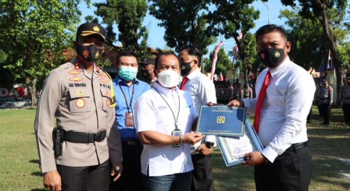 berhasil ungkap kasus pencurian dengan pemberatan di brilink pt bri anugerahi polres pemalang penghargaan 48885