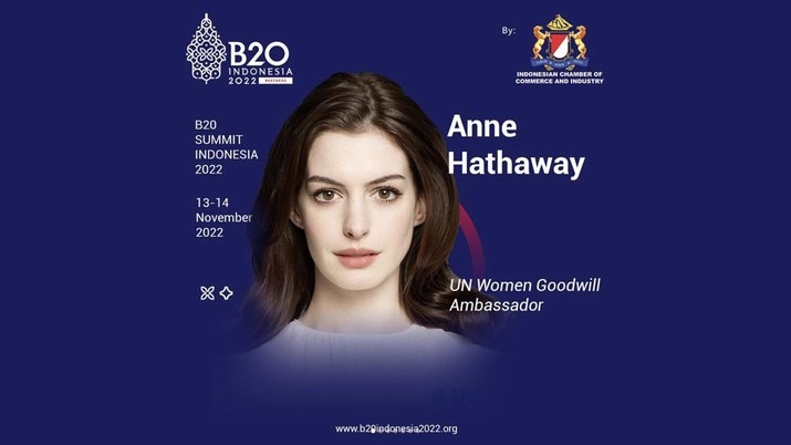 bintang hollywood anne hathaway jadi pembicara g20 di bali 51359