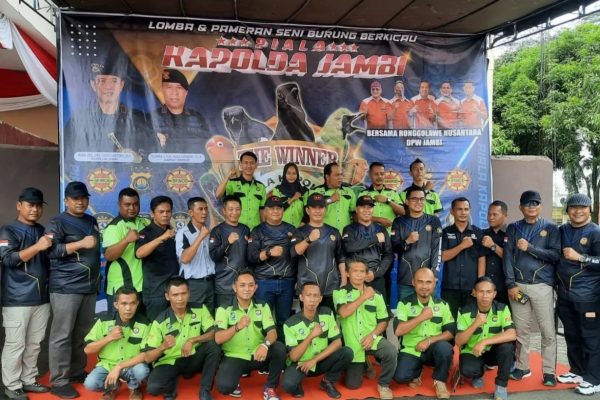 buka lomba dan pameran seni burung berkicau kapolda jambi ajang silaturahmi pencinta satwa burung 54493