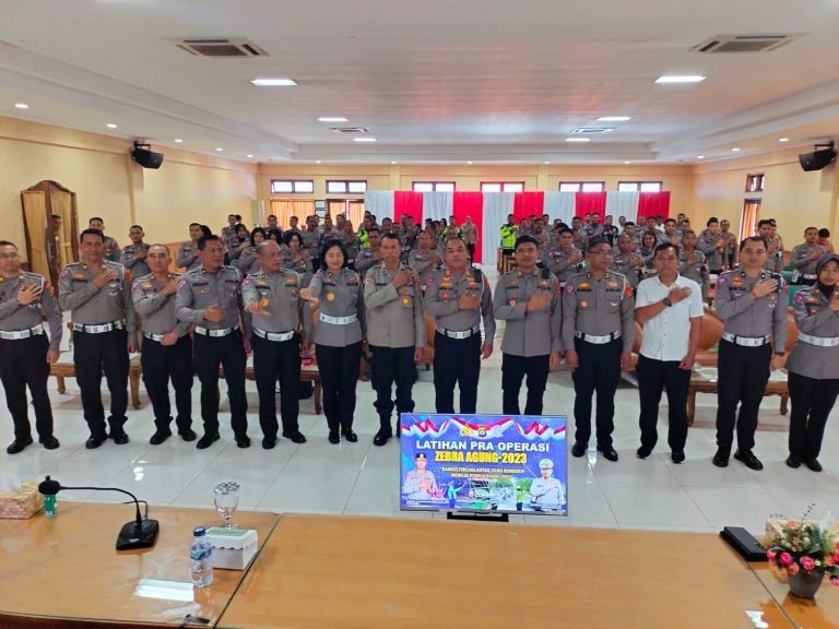 cipta kondisi kamseltibcarlantas polda bali laksanakan operasi zebra agung 2023 62992