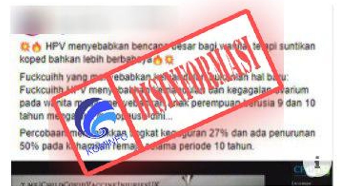 disinformasi vaksin hpv pada anak perempuan dapat sebabkan menopause dini 65351 1