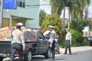 dit lantas polda babel bersama instansi terkiat gelar razia kendaraan di jalur lintas kota kabupaten 84514