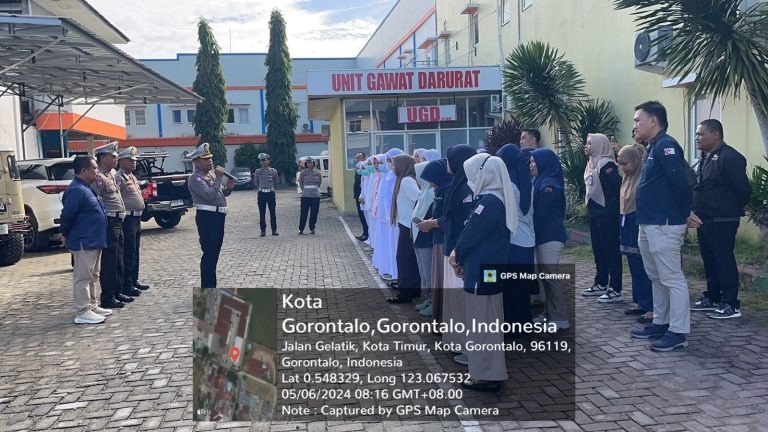 ditlantas polda gorontalo gelar sosialisasi larangan pengawalan ambulans di rumah sakit multazam 74877