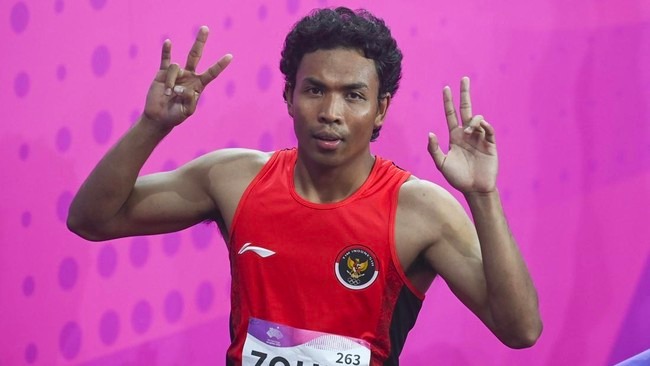 dua atlet lari indonesia lalu zohri dan odekta naibaho lolos olimpiade 2024 71963