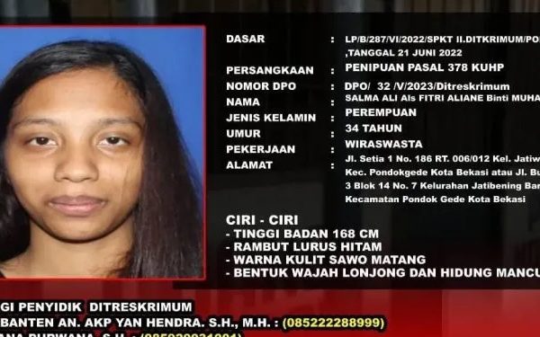 dugaan kasus penipuan sa jadi buronan polda banten 82510
