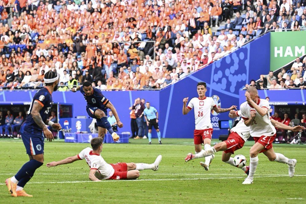 euro 2024 timnas belanda comeback 2 1 lawan timnas polandia 75348