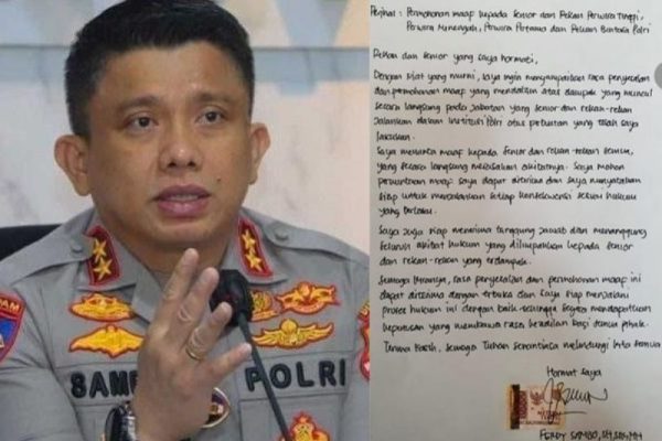 ferdy sambo tulis surat menyesal memohon maaf siap tanggung jawab 49213