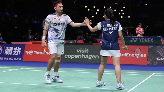ganda campuran indonesia renov pitha melaju ke perempat final setelah kalahkan wakil jerman 74379