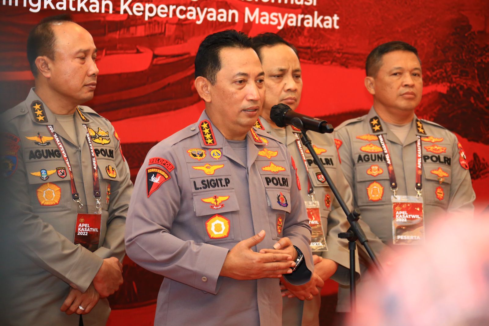 gelar apel kasatwil kapolri tingkatkan performa hingga cegah polarisasi 52435
