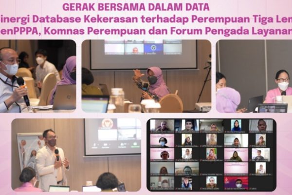 gerak bersama tuntaskan kekerasan terhadap perempuan kemenpppa luncurkan sinergi database tiga lembaga 49535