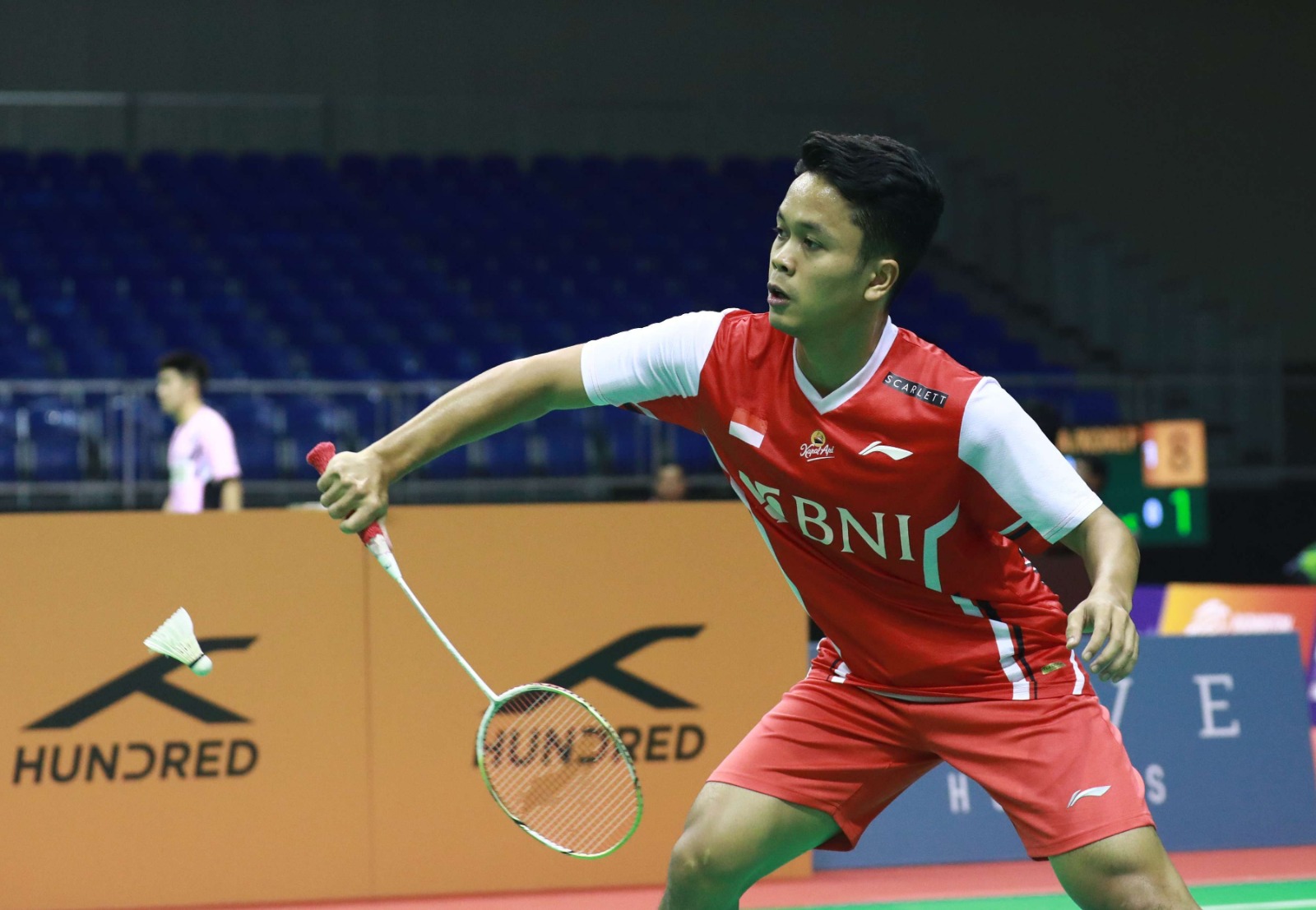 ginting buka keunggulan indonesia di kejuruaan beregu campuran asia 54538