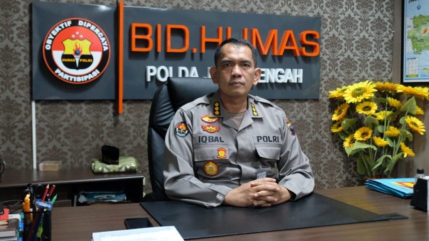 hadirkan pelaku anak pembakar sekolah saat konferensi pers polda jateng ungkapkan permintaan maaf 60526