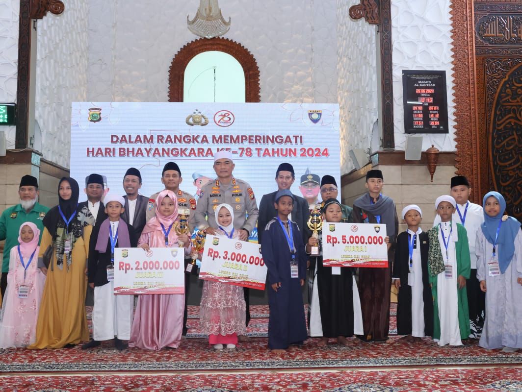 hari bhayangkara ke 78 polda metro jaya gelar lomba dai cilik 75790