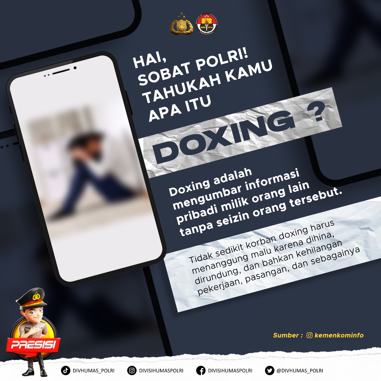 hati hati dalam bermedsos ini cara agar sobat polri terhindar dari bahaya doxing 21355