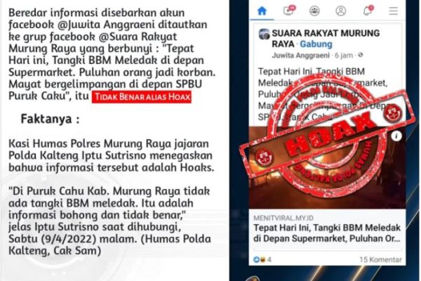 hoax tangki bbm meledak di depan supermarket 45801