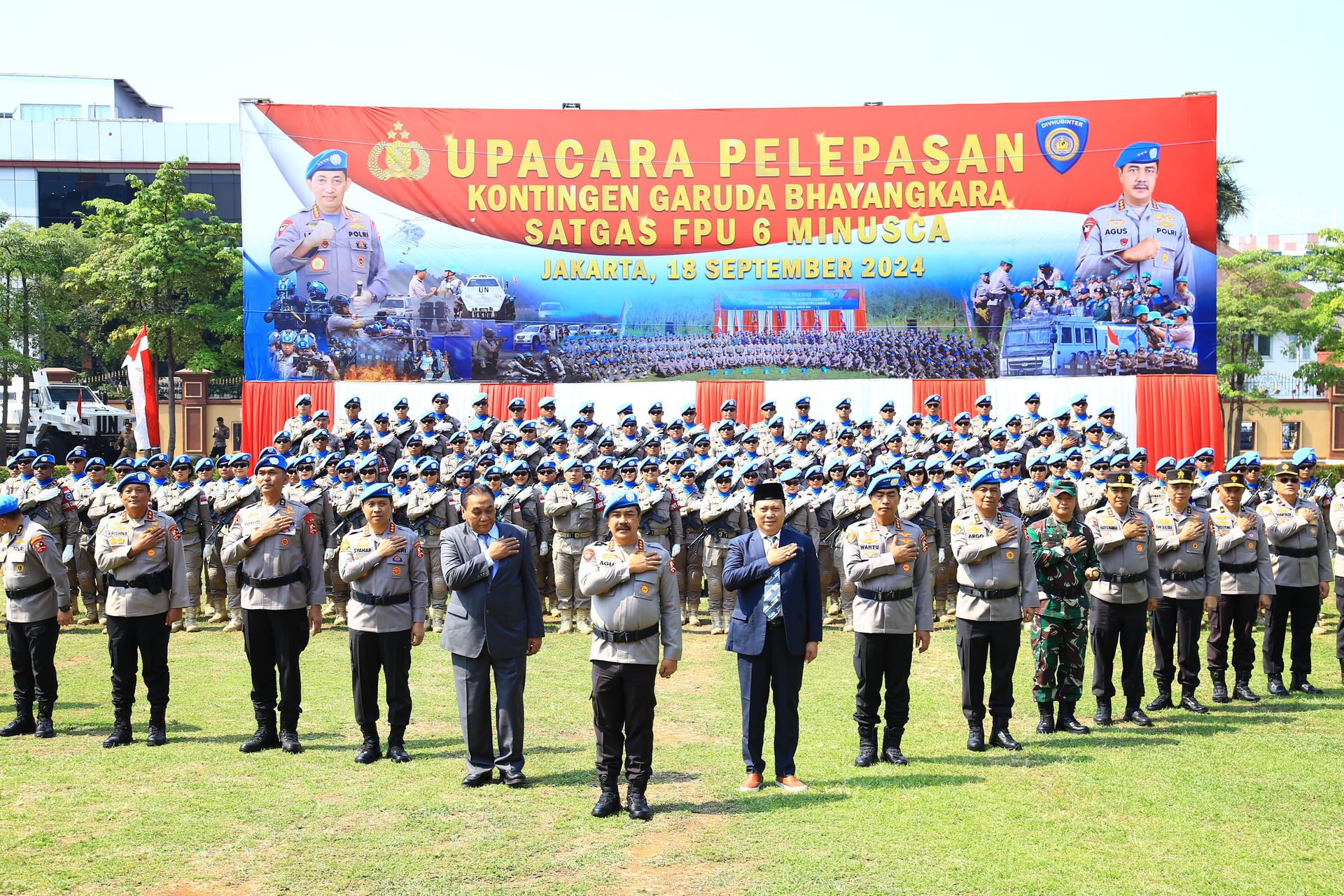 ikut jaga perdamaian dunia polri kembali kirim satgas fpu ke afrika tengah 78992