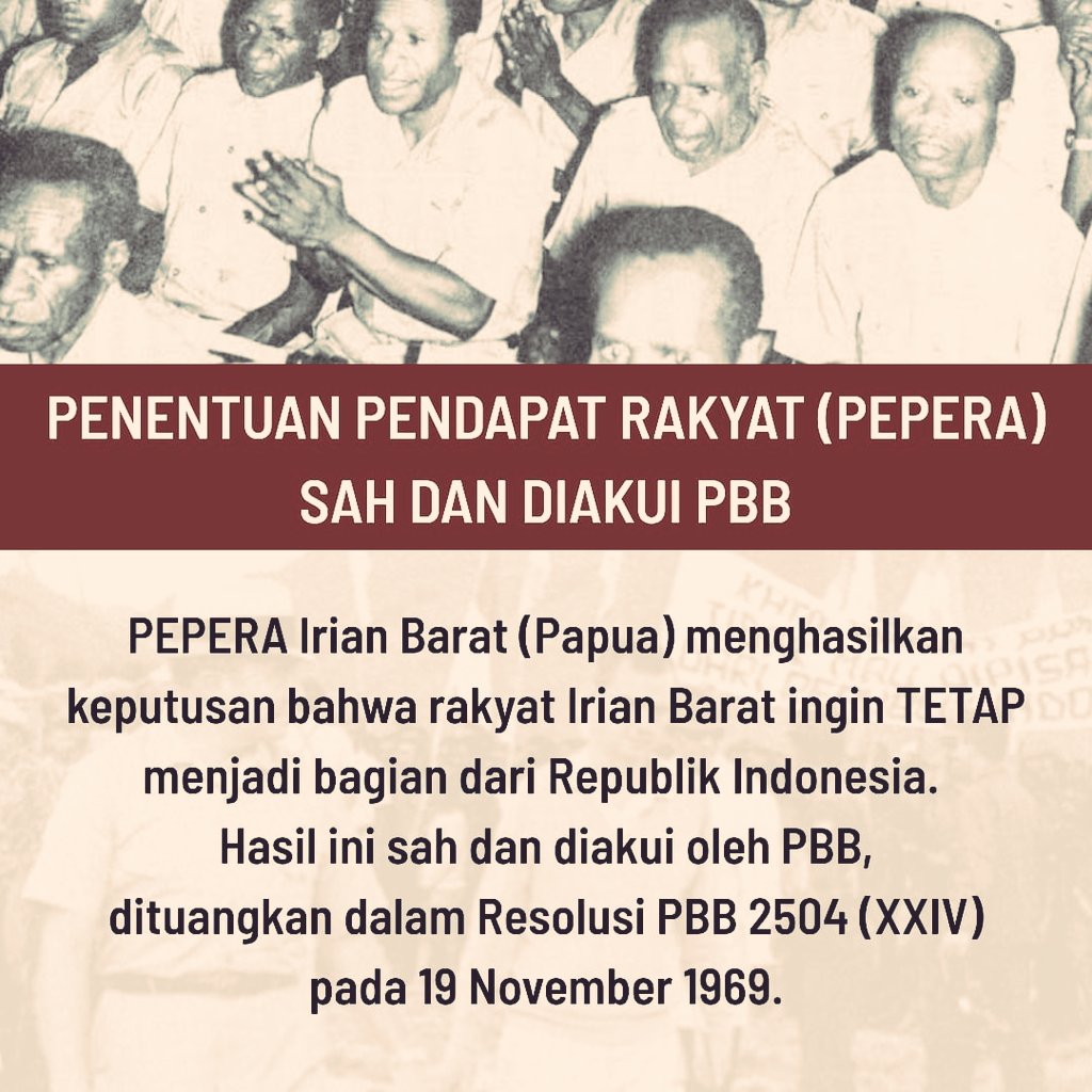 integrasi papua ke dalam nkri sudah final 68916