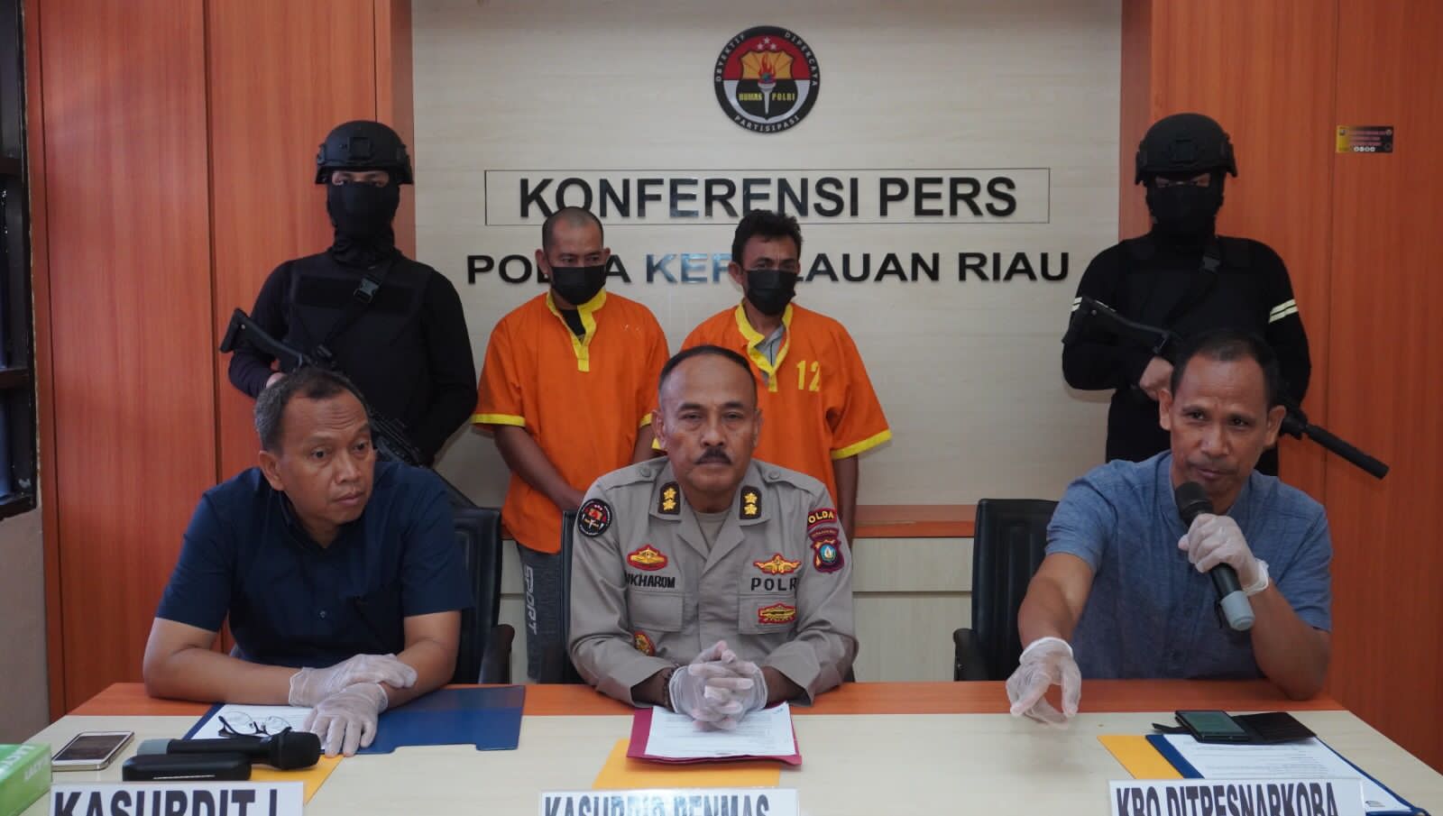 jalankan komitmen kapolri ditresnarkoba polda kepri ungkap penemuan kokain di anambas 59235