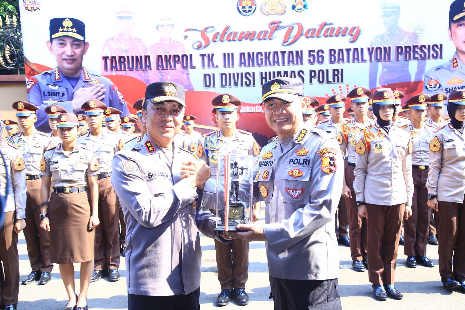 kadiv humas terima kunjungan taruna akpol angkatan 56 64992
