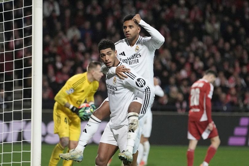 kalahkan brest 0 3 real madrid lolos playoff liga champions 83554