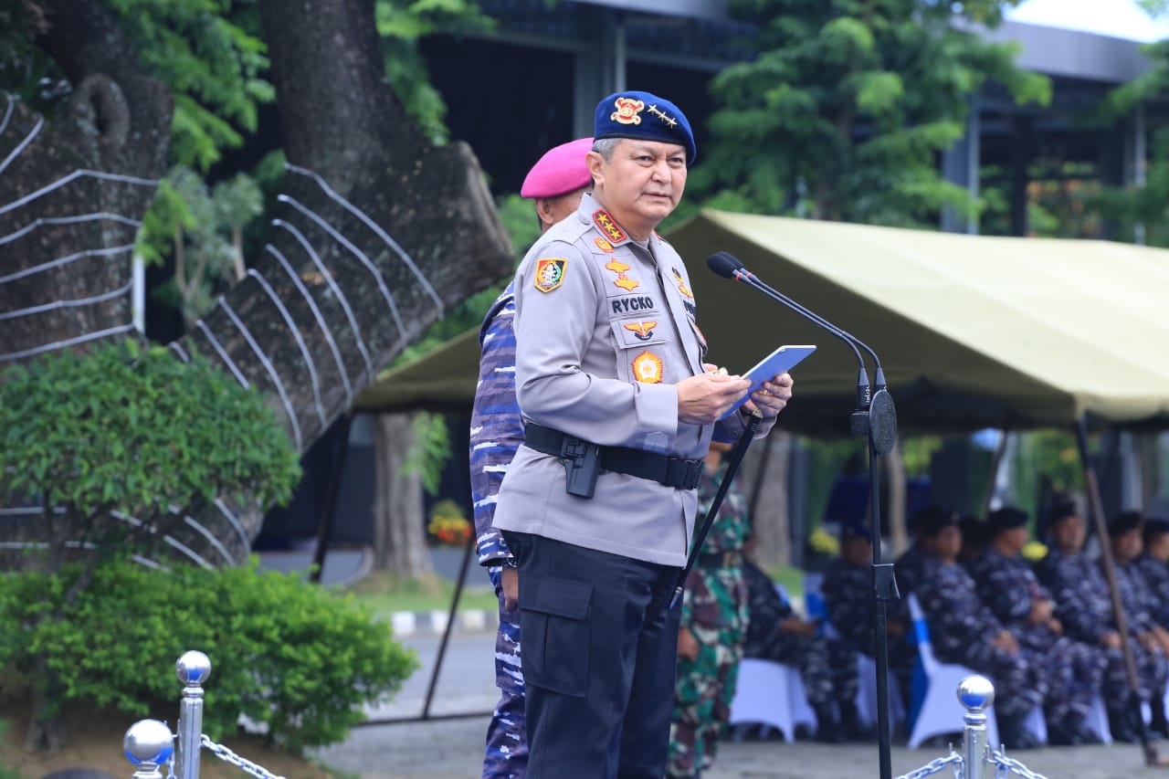 kalemdiklat polri hadiri penutupan diklat integrasi kampus kebangsaan tni dan polri ta 2022 52480