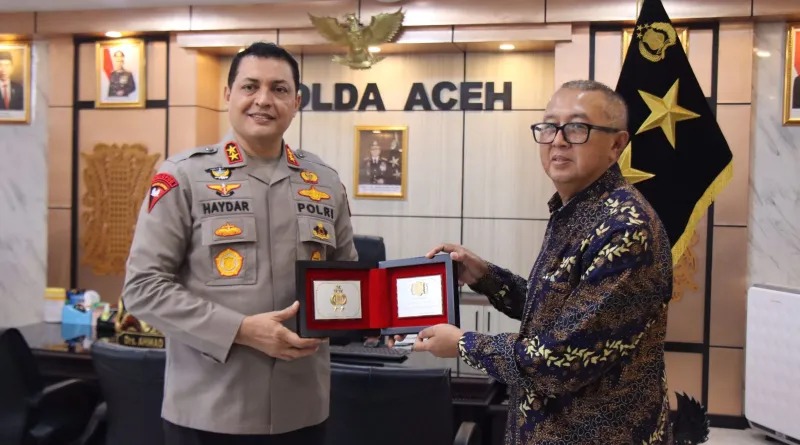 kapolda aceh terima audiensi presiden direktur pt sba 46997