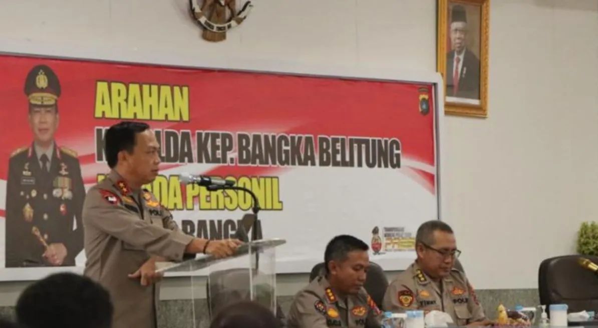 kapolda babel minta personel kedepankan sikap humanis 61553