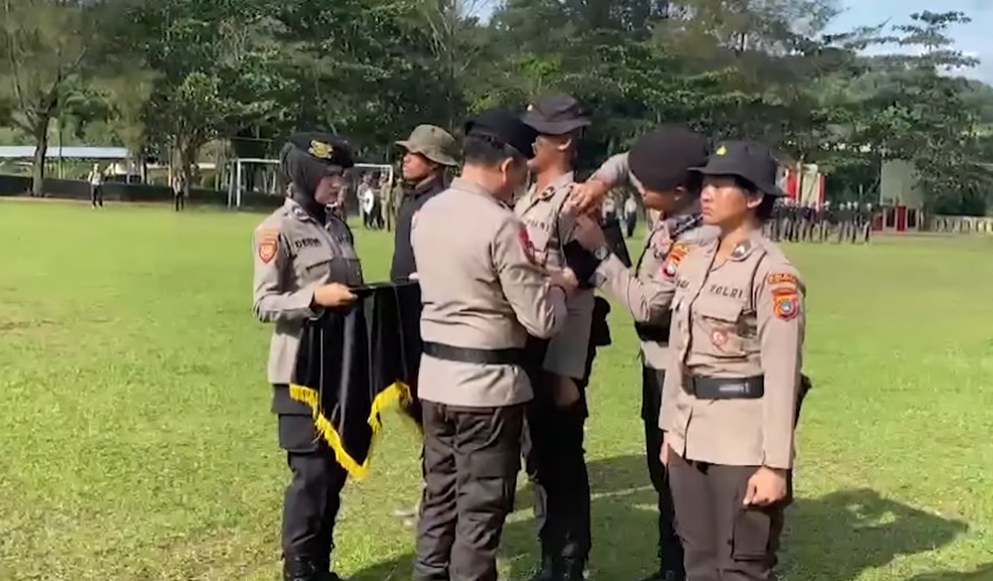 kapolda babel pimpin upacara pembukaan pembaretan bintara remaja 54222
