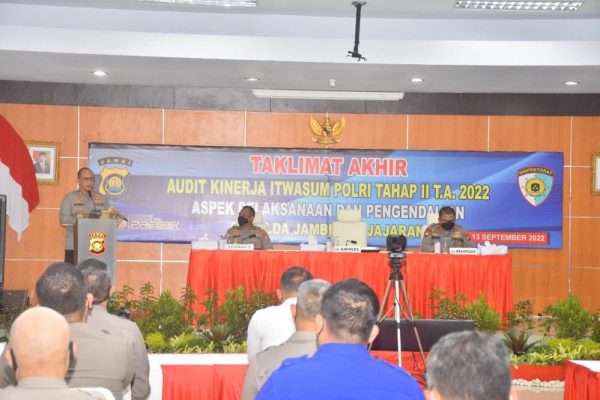 kapolda jambi minta kasatker tindak lanjuti hasil temuan dengan itwasum polri 49720