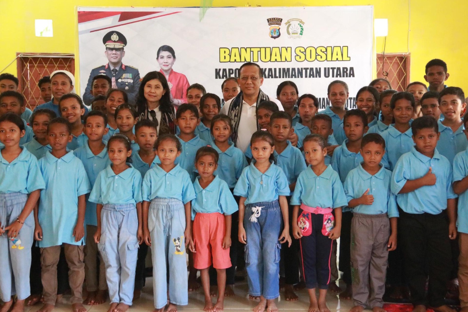 kapolda kaltara berbagi kasih dengan yayasan santo gabriel 82988