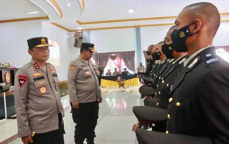 kapolda kalteng berpesan agar calon bintara polri jadi polisi berprestasi dan humanis 48121 1