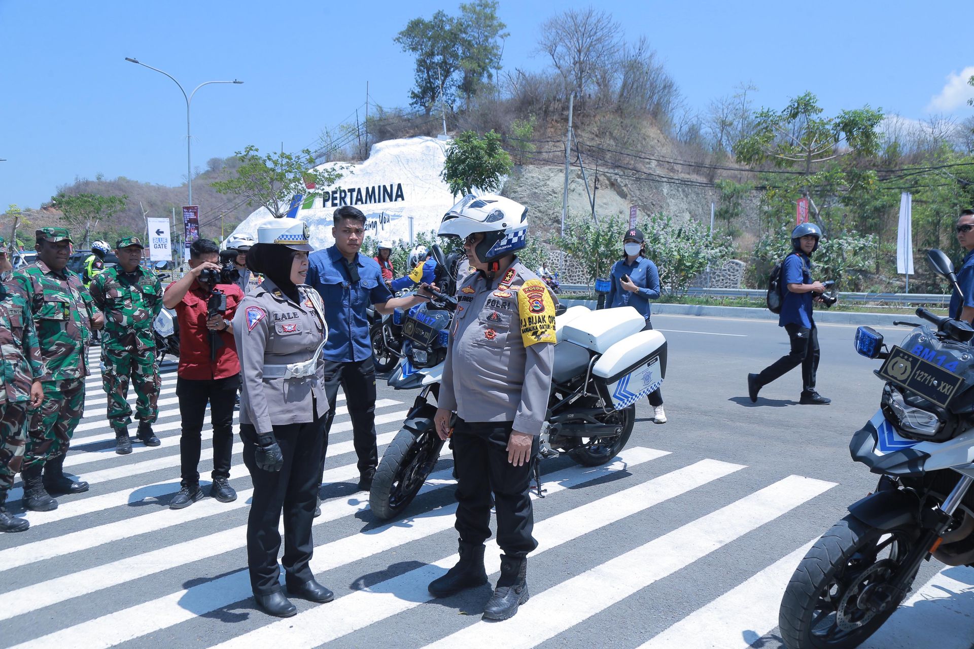 kapolda ntb cek kesiapan pengamanan motogp mandalika 2024 79315