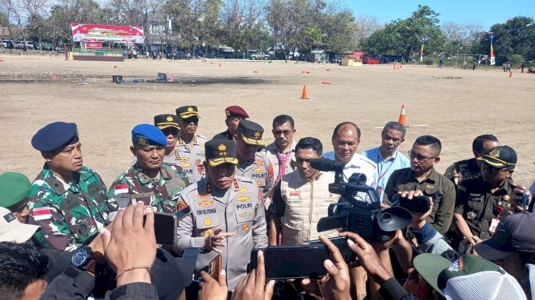 kapolda ntt hadiri kegiatan simulasi sispamkota antisipasi potensi gangguan keamanan pilkada 2024 77954