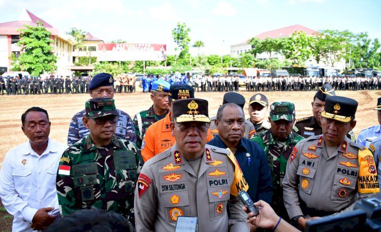 kapolda ntt pastikan kesiapan bantuan pasca erupsi gunung lewotobi lakilaki di flores timur 68508