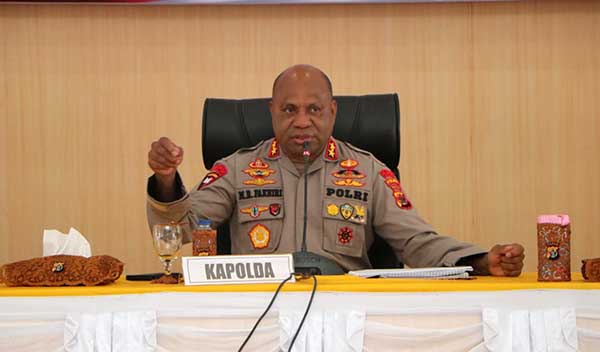 kapolda papua pastikan polri beri bantuan pengamanan ke kpk di kabupaten membramo tengah 48211