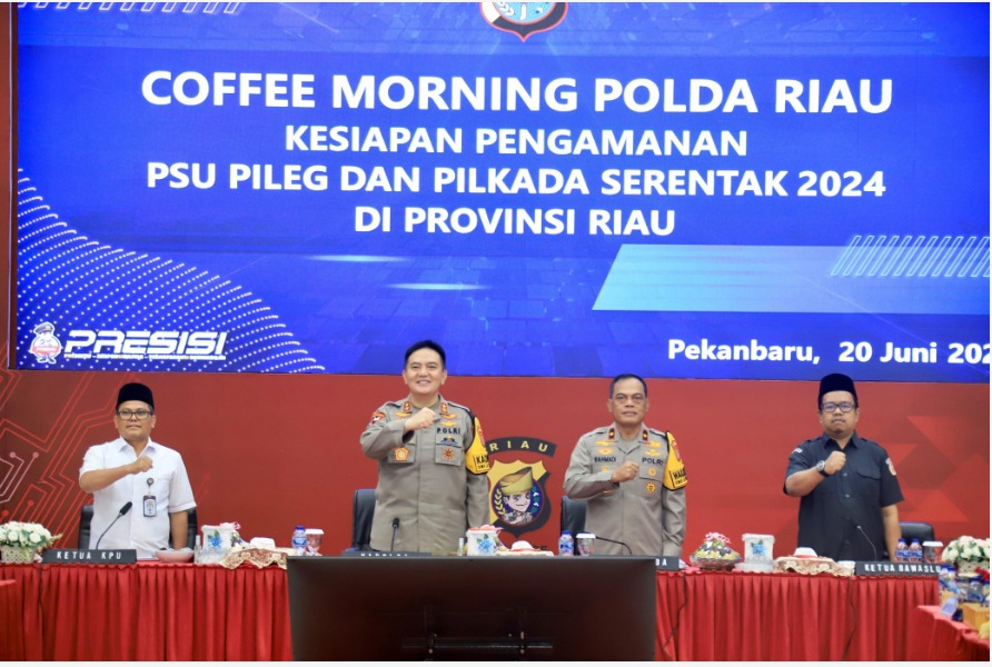 kapolda riau instruksikan tingkatkan pengamanan jalannya psu pilkada provinsi riau 75470