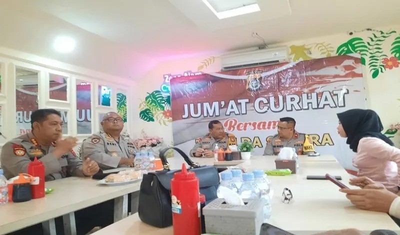 kapolda sultra gelar jumat curhat terima aduan soal begal dan balapan liar 60969