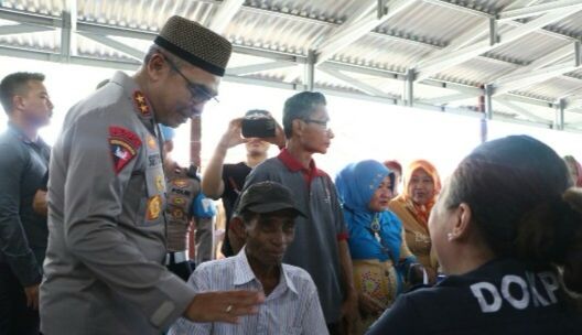 kapolda sulut gelar bakti sosial di kota belitung 67098