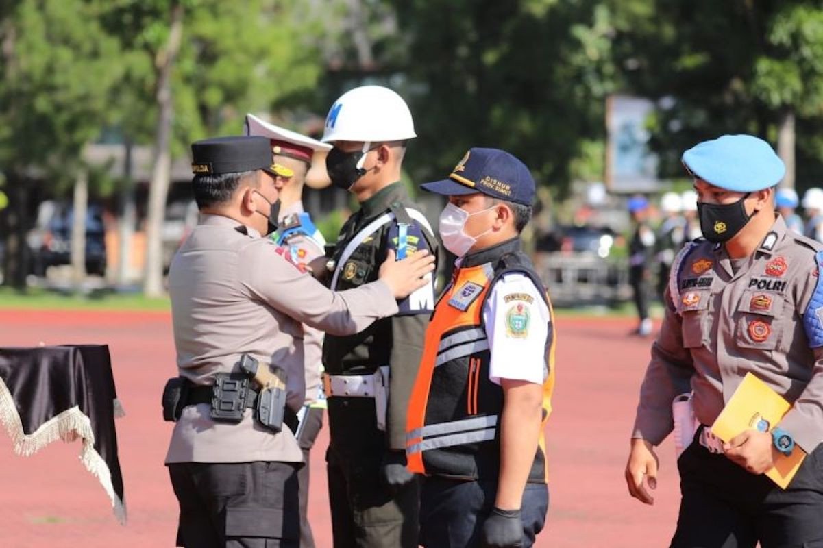 kapolda sumut tekankan 4 poin penting dalam operasi patuh toba 2022 47549