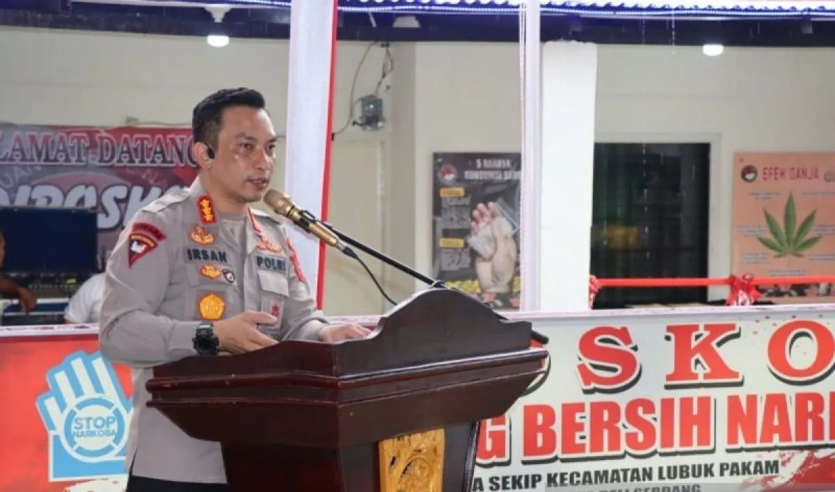 kapolresta deliserdang sebut menangkal narkotika dimulai dari lingkungan keluarga 62718