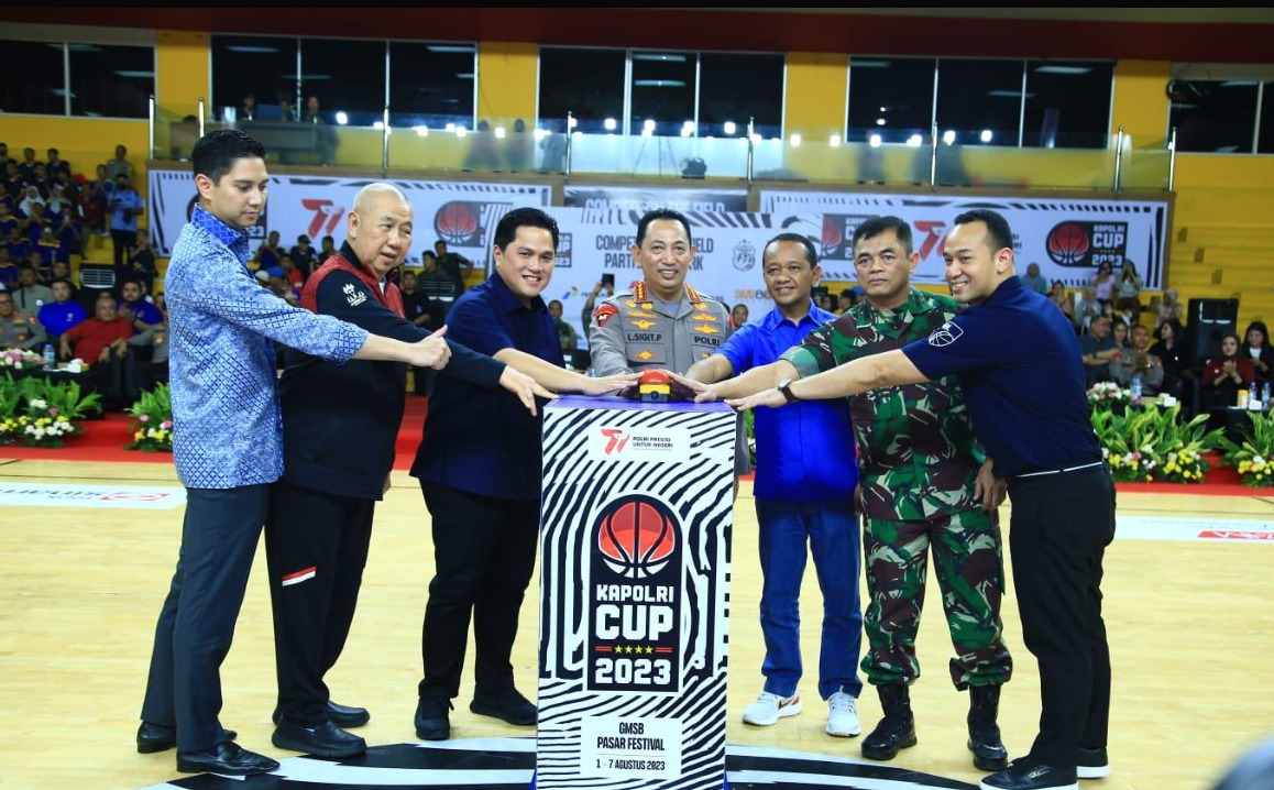 kapolri buka tournament basket ball semarakkan hut bhayangkara ke 77 61745