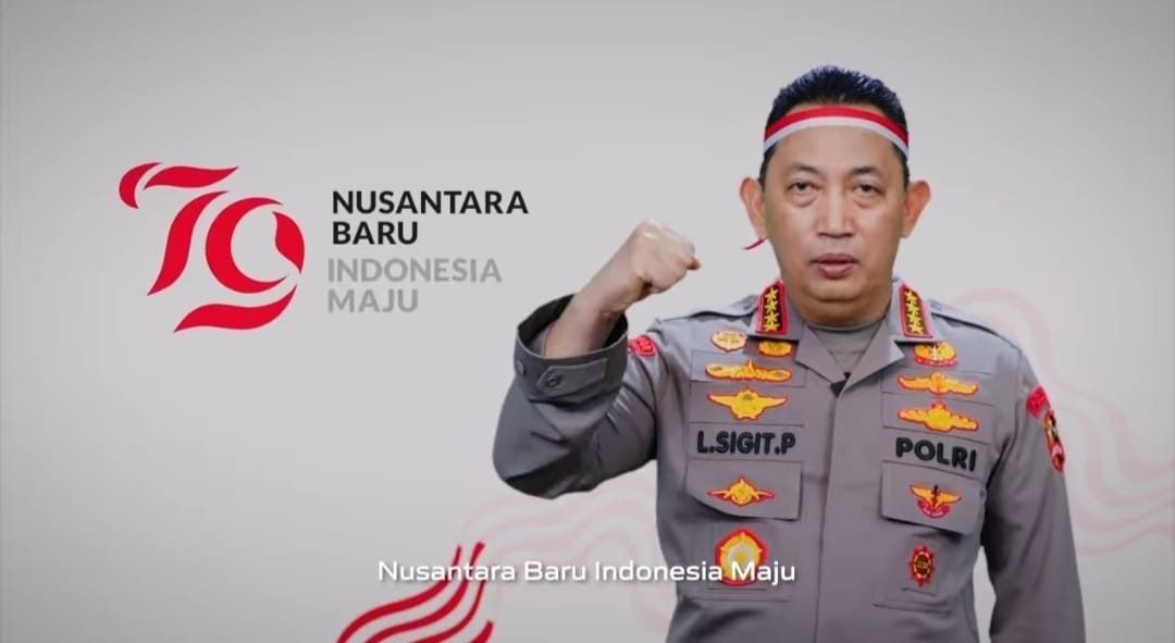 kapolri di hut ri ke 79 semangat baru untuk nusantara baru indonesia maju 77729
