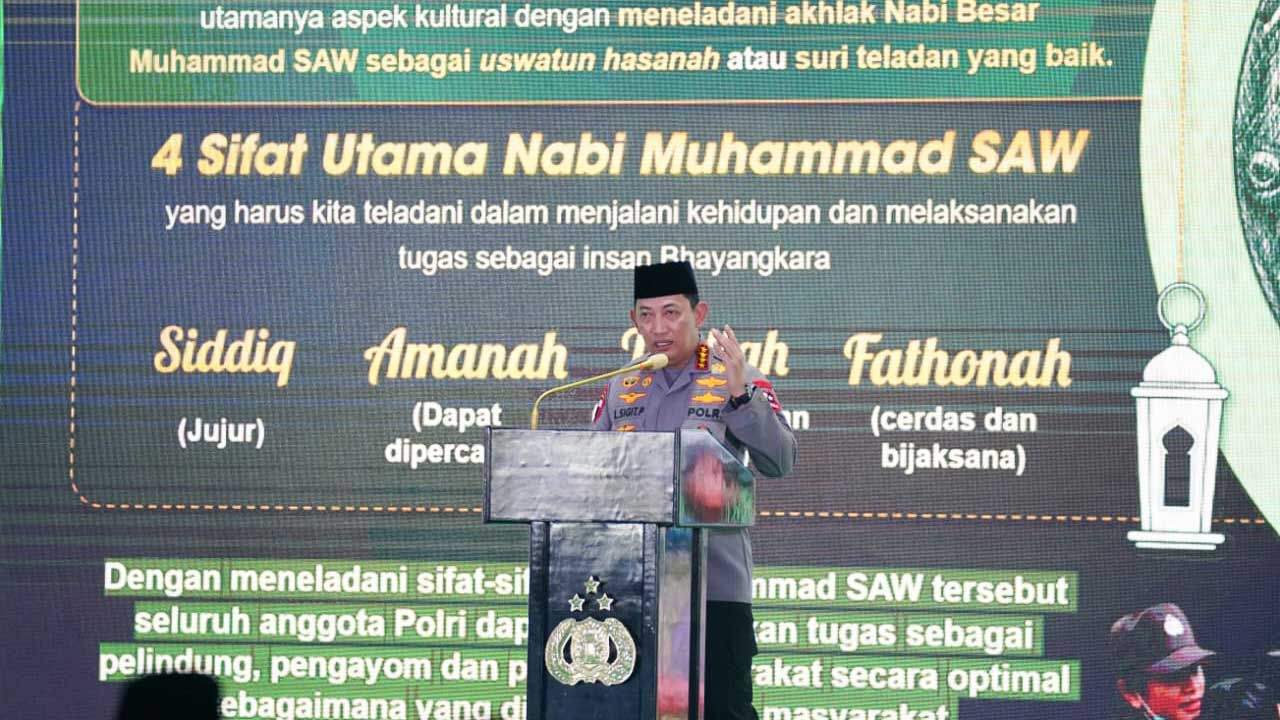 kapolri ibarat emas polri sedang pemurnian jadi 24 karat 50713